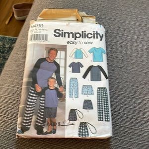 Simplicity easy to sew menswear pattern